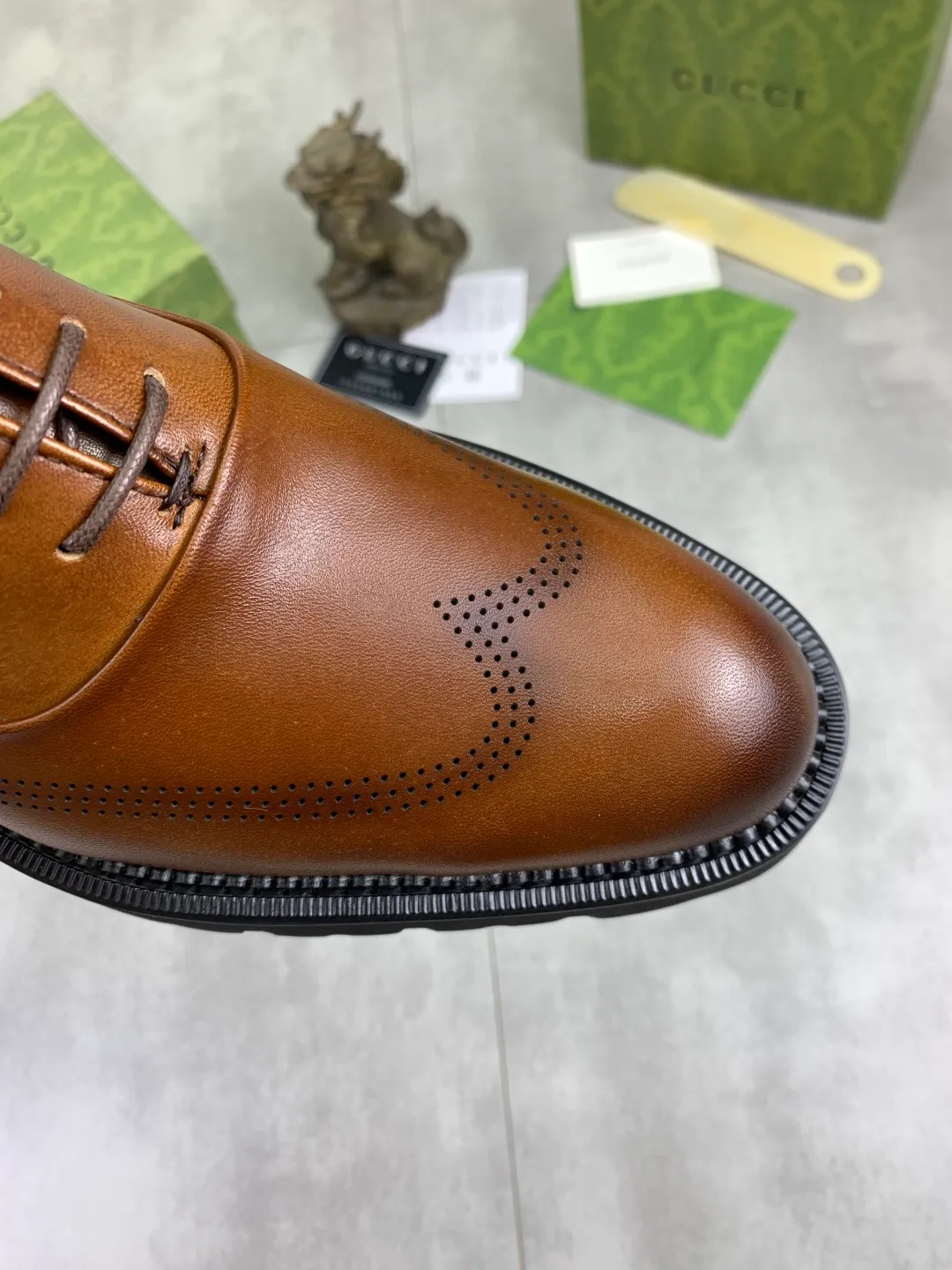 Men's Men's Shoes 💰P580 [New Style] 💰💎💎💎 [Gucci] GUCCI high-end men's formal business leather shoes, original order 1:1! Original imported high-end calfskin, original metal buckle, imported first-layer pigskin lining for feet, original high-end outsole, men's shoe size: 38-44